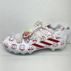 Adidas Freak 22 Big Mood DSG SM Football Cleats Men's Size 9.5 White Red GZ6901